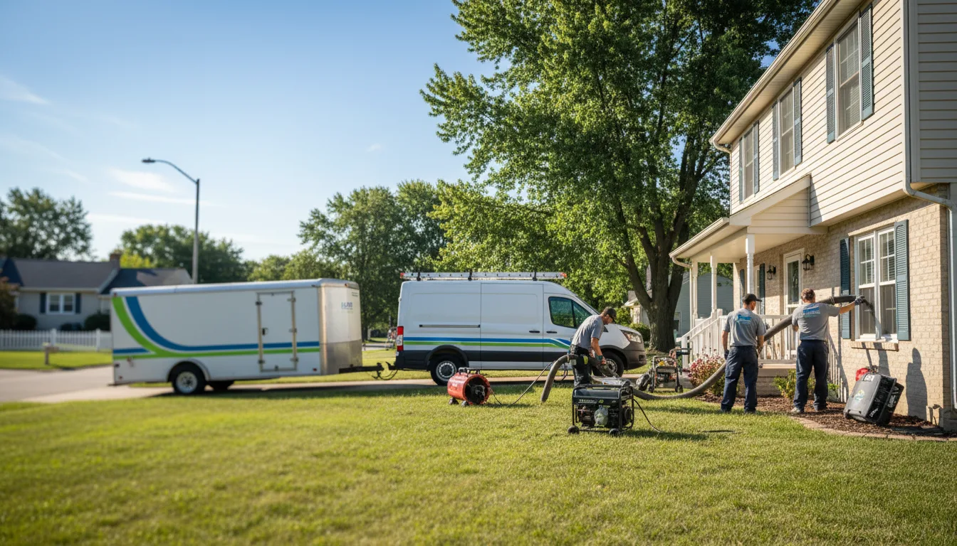Flooded Basement Restoration And Cleanup With Repair in Beloit, KS near me
